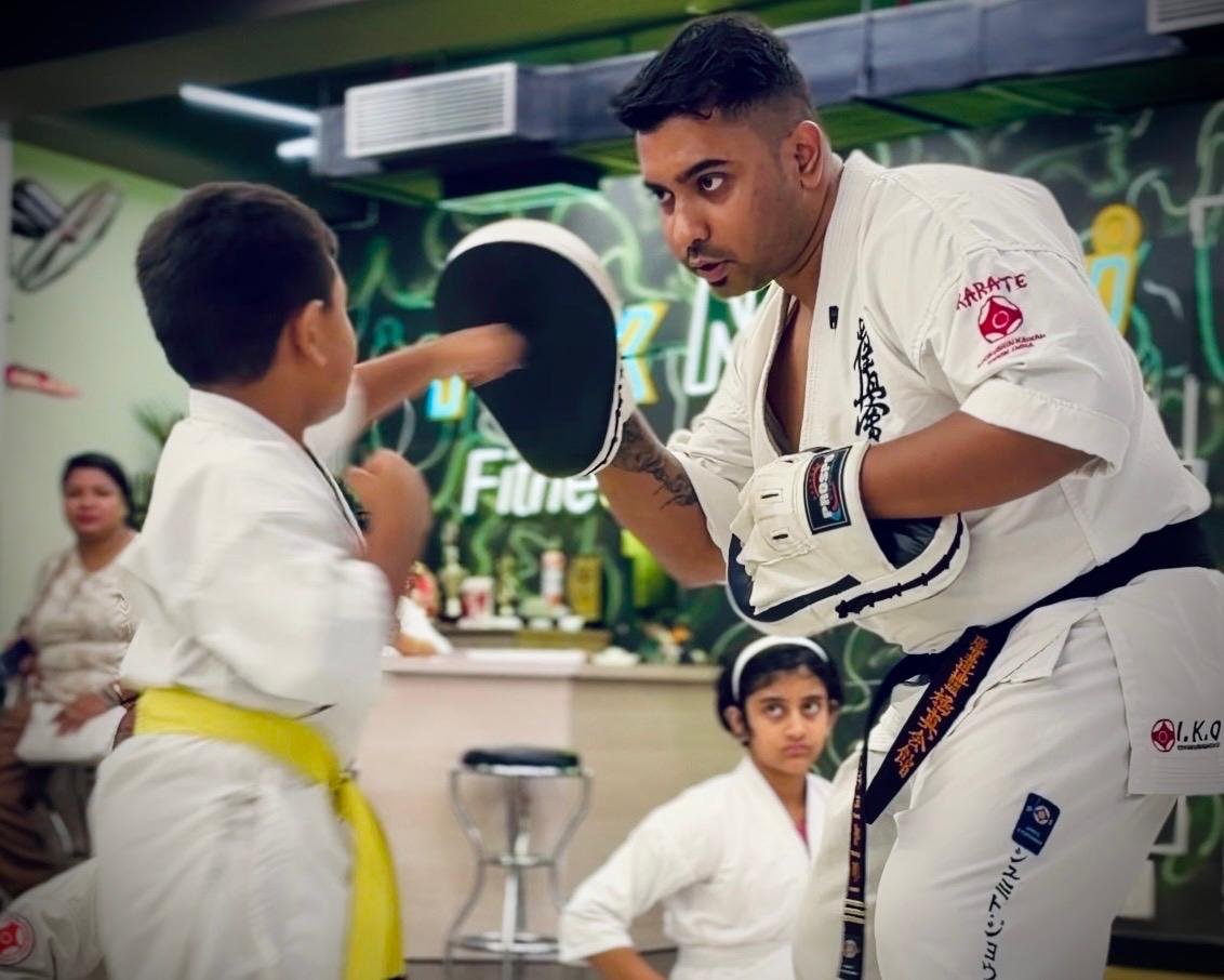 Karate training area at Flex N Flexi